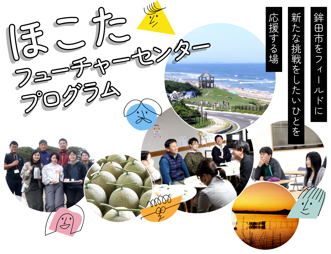 ほこたフューチャーセンタープログラム　鉾田市をフィールドに新たな挑戦をしたいひとを応援する場